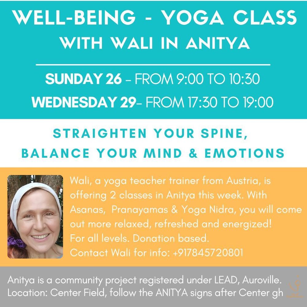 Well-Being - Yoga Class with Wali in Anitya