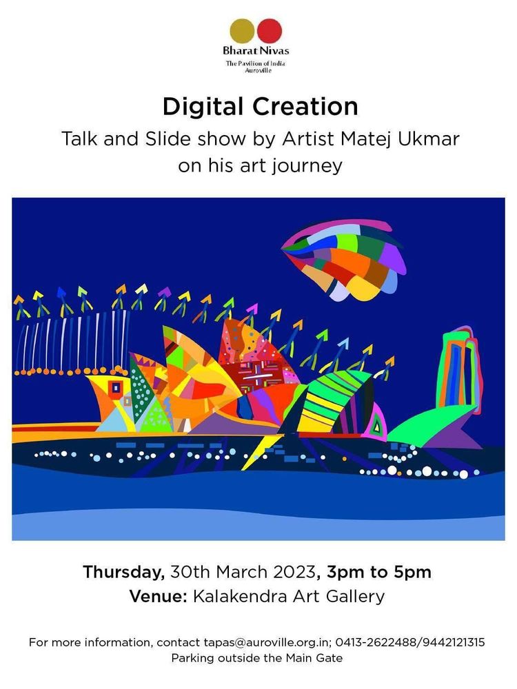 Digital Creation Talk and Slide show by Artist Matej Ukmar